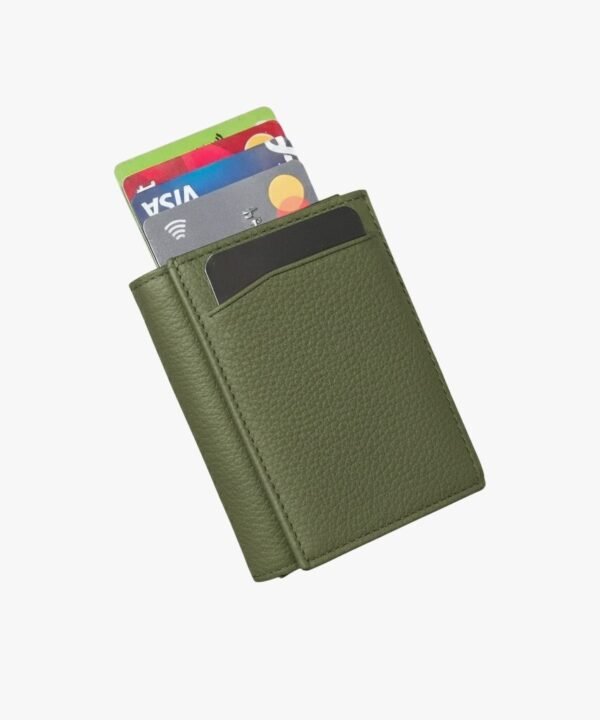 Hakiki Deri Unisex Mekanizmalı Cüzdan – İsim Yazılı, Kişiye Özel | Retro 2660